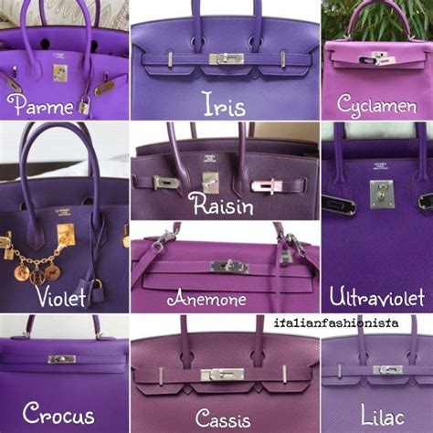 purple hermes colors